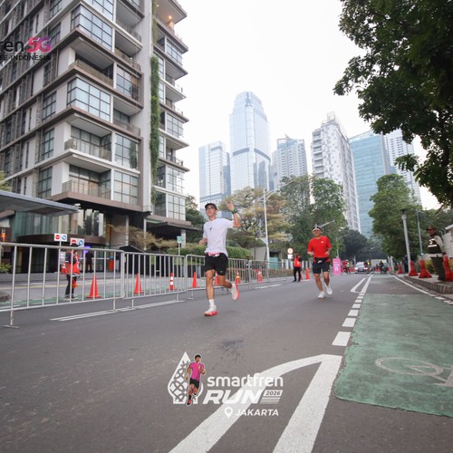 Race photo from SMARTFREN RUN 2026