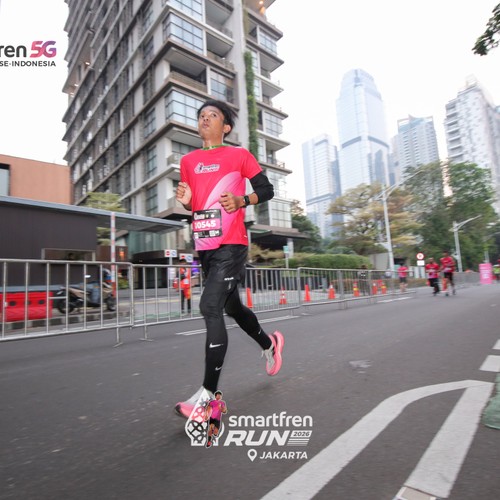 Race photo from SMARTFREN RUN 2026