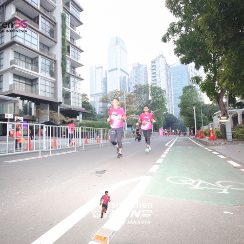 Race photo from SMARTFREN RUN 2026