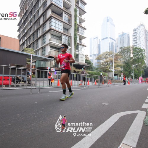 Race photo from SMARTFREN RUN 2026