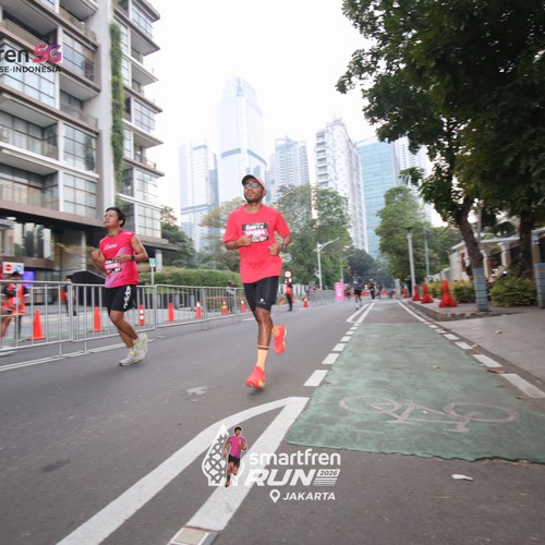 Race photo from SMARTFREN RUN 2026