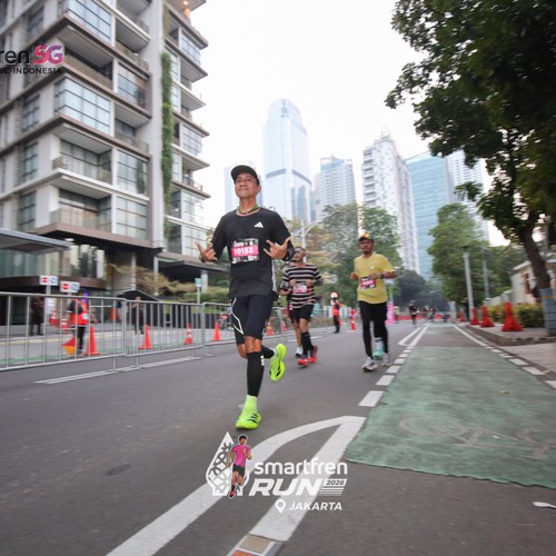 Race photo from SMARTFREN RUN 2026
