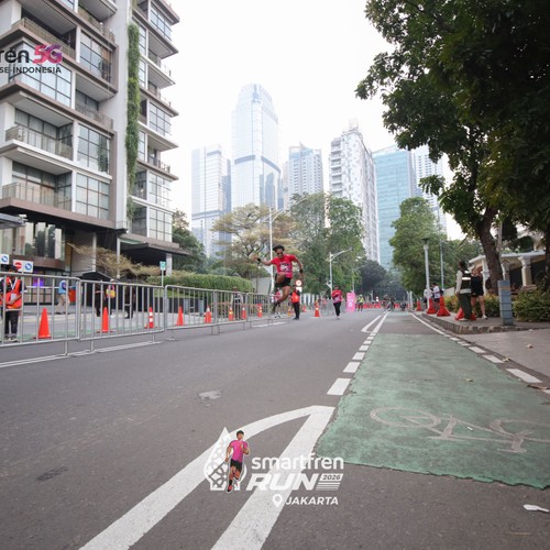 Race photo from SMARTFREN RUN 2026