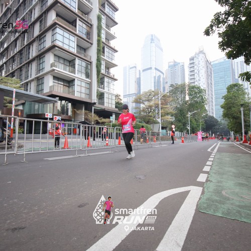 Race photo from SMARTFREN RUN 2026