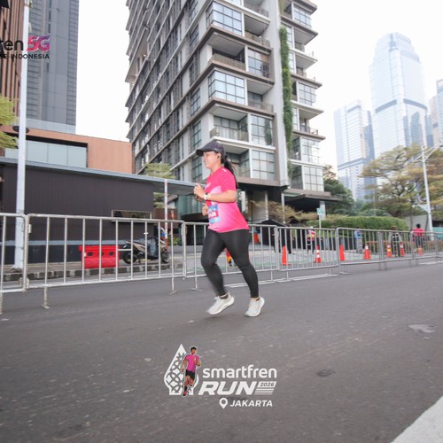 Race photo from SMARTFREN RUN 2026