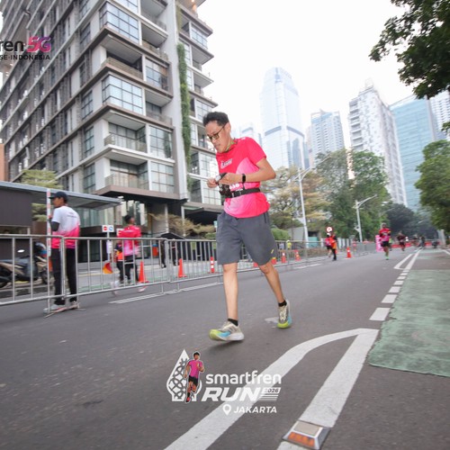 Race photo from SMARTFREN RUN 2026