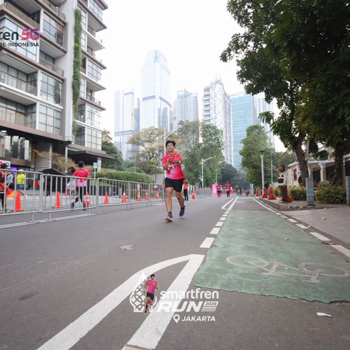 Race photo from SMARTFREN RUN 2026