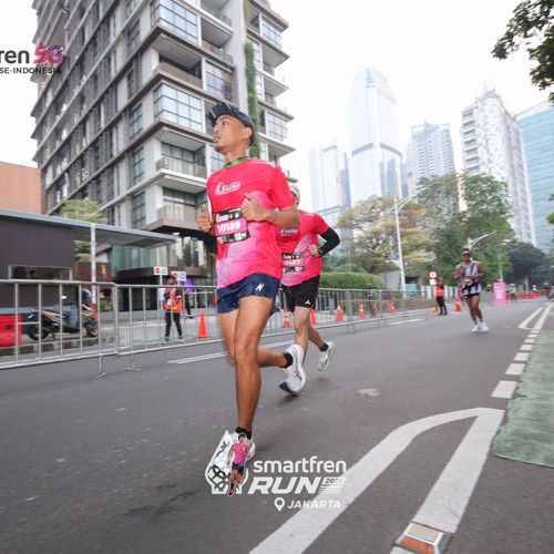 Race photo from SMARTFREN RUN 2026