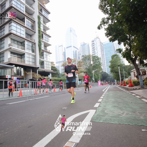 Race photo from SMARTFREN RUN 2026