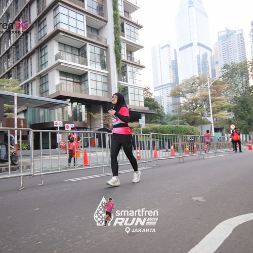 Race photo from SMARTFREN RUN 2026
