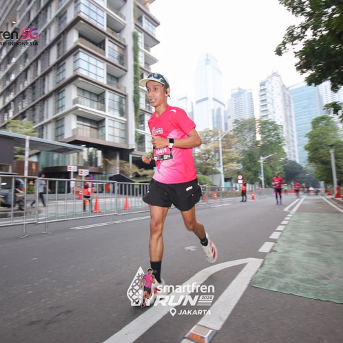 Race photo from SMARTFREN RUN 2026