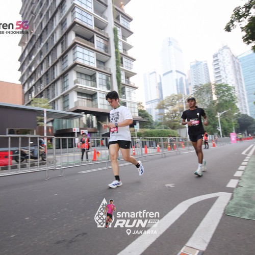 Race photo from SMARTFREN RUN 2026