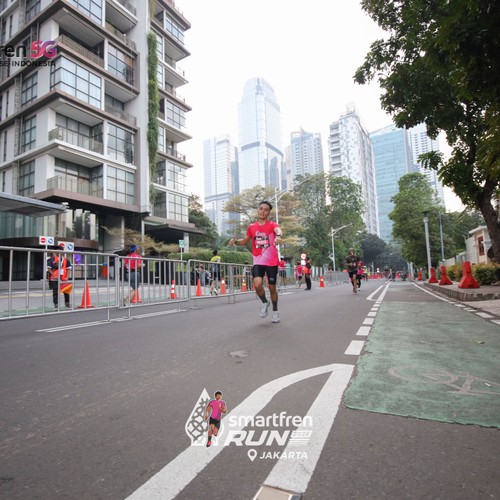 Race photo from SMARTFREN RUN 2026