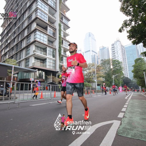 Race photo from SMARTFREN RUN 2026