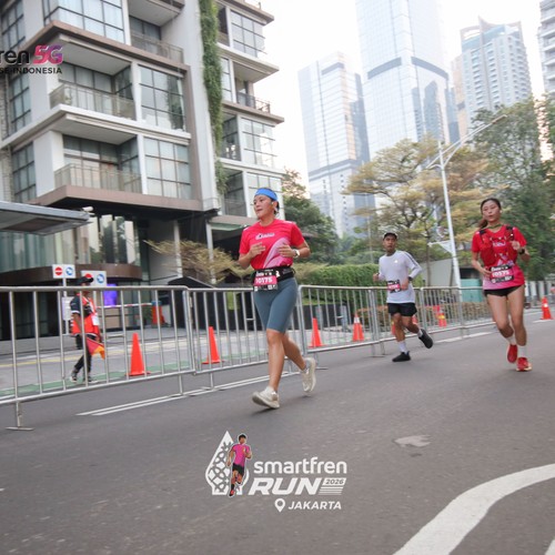 Race photo from SMARTFREN RUN 2026