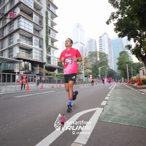 Race photo from SMARTFREN RUN 2026