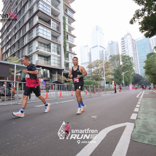 Race photo from SMARTFREN RUN 2026