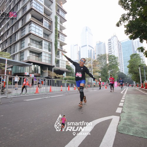 Race photo from SMARTFREN RUN 2026