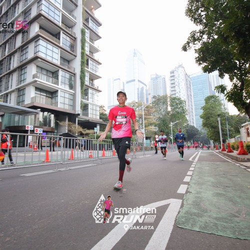 Race photo from SMARTFREN RUN 2026