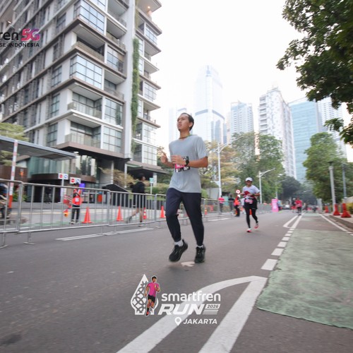 Race photo from SMARTFREN RUN 2026