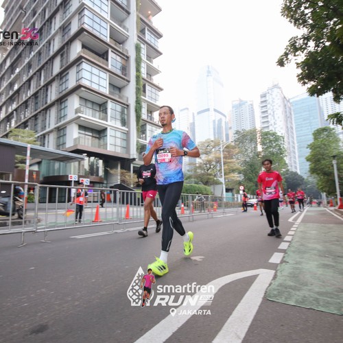 Race photo from SMARTFREN RUN 2026