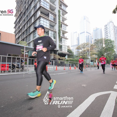 Race photo from SMARTFREN RUN 2026