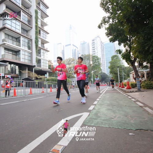 Race photo from SMARTFREN RUN 2026