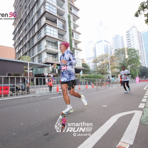Race photo from SMARTFREN RUN 2026