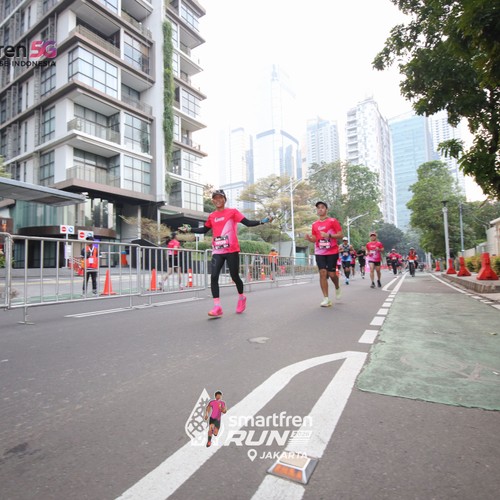 Race photo from SMARTFREN RUN 2026