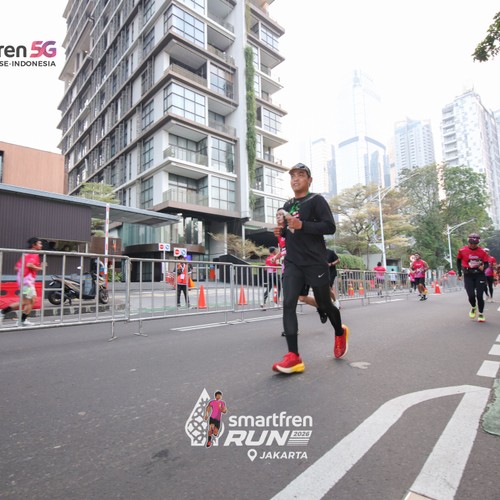 Race photo from SMARTFREN RUN 2026