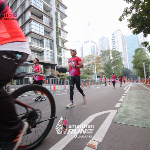 Race photo from SMARTFREN RUN 2026
