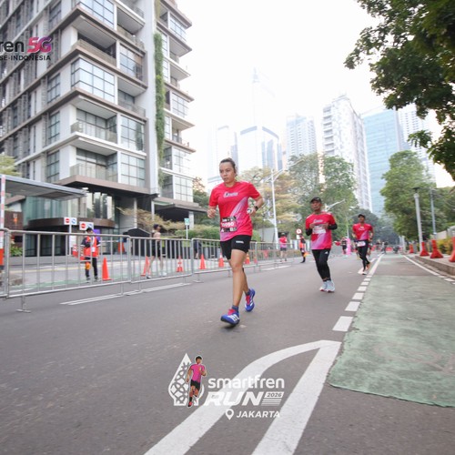 Race photo from SMARTFREN RUN 2026