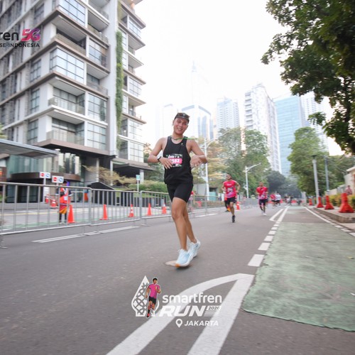 Race photo from SMARTFREN RUN 2026