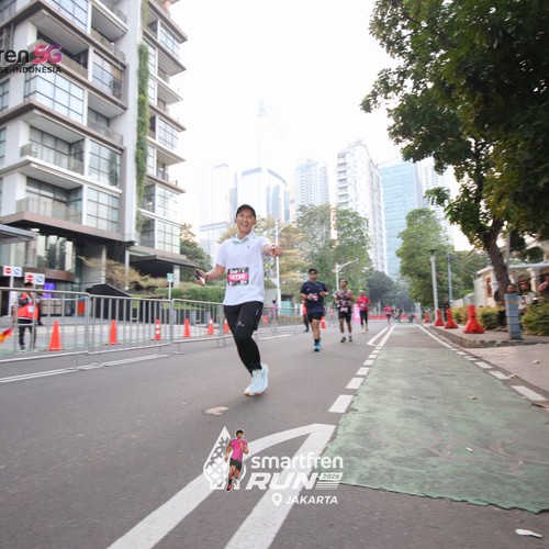 Race photo from SMARTFREN RUN 2026