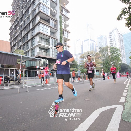 Race photo from SMARTFREN RUN 2026