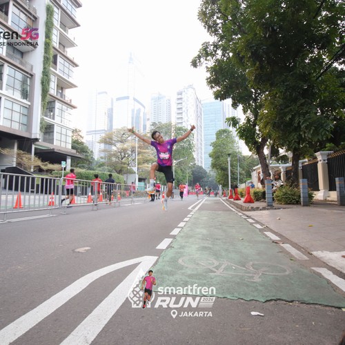 Race photo from SMARTFREN RUN 2026