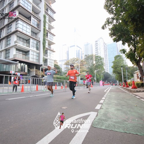 Race photo from SMARTFREN RUN 2026