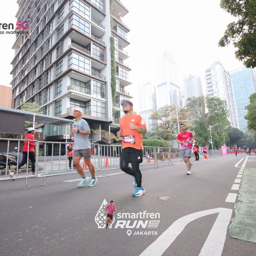 Race photo from SMARTFREN RUN 2026