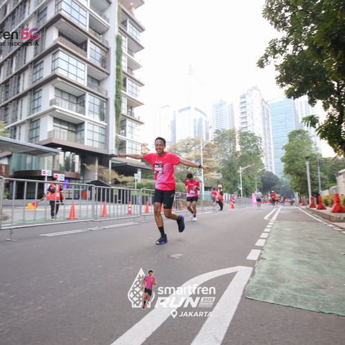 Race photo from SMARTFREN RUN 2026
