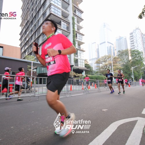 Race photo from SMARTFREN RUN 2026