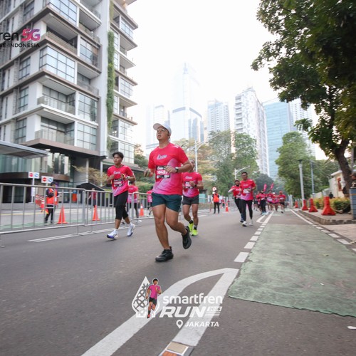 Race photo from SMARTFREN RUN 2026
