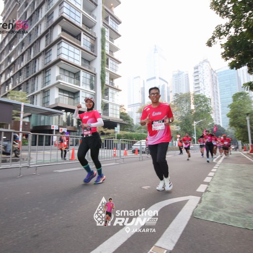 Race photo from SMARTFREN RUN 2026