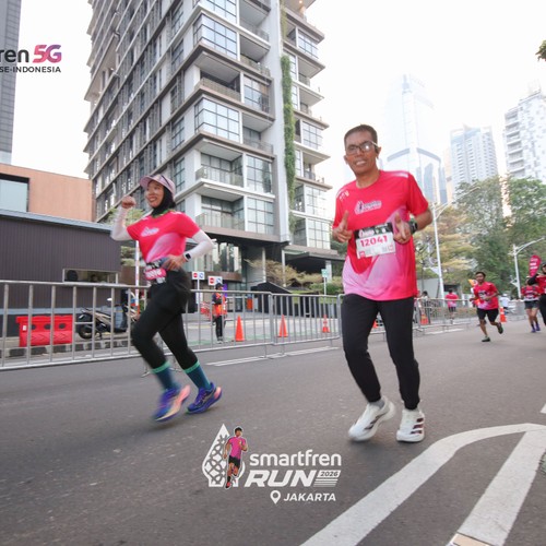 Race photo from SMARTFREN RUN 2026