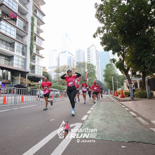 Race photo from SMARTFREN RUN 2026