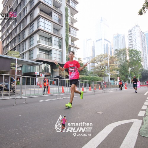 Race photo from SMARTFREN RUN 2026