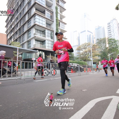 Race photo from SMARTFREN RUN 2026