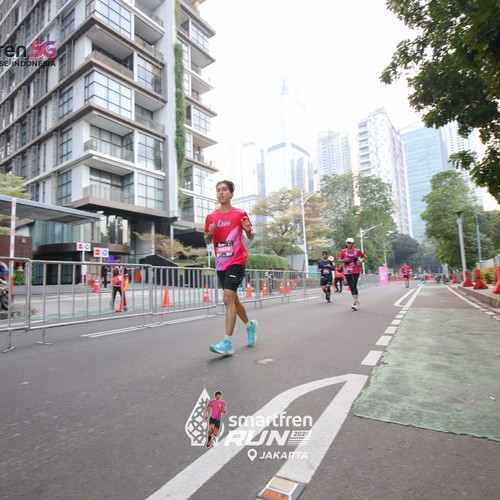 Race photo from SMARTFREN RUN 2026