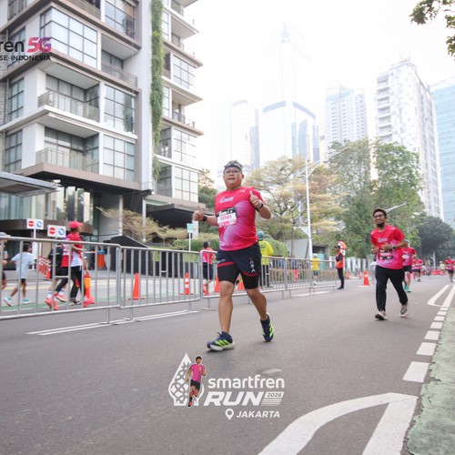 Race photo from SMARTFREN RUN 2026