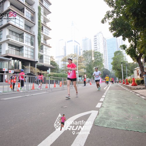 Race photo from SMARTFREN RUN 2026