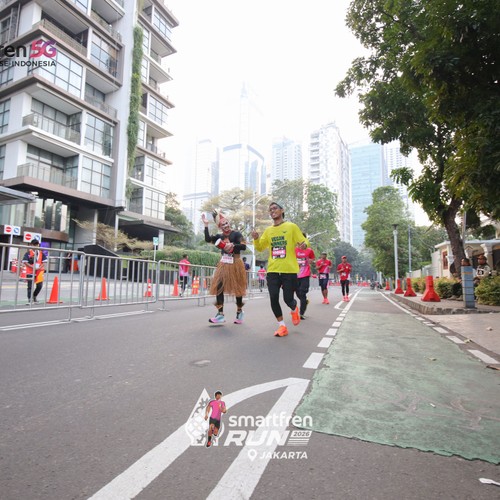 Race photo from SMARTFREN RUN 2026
